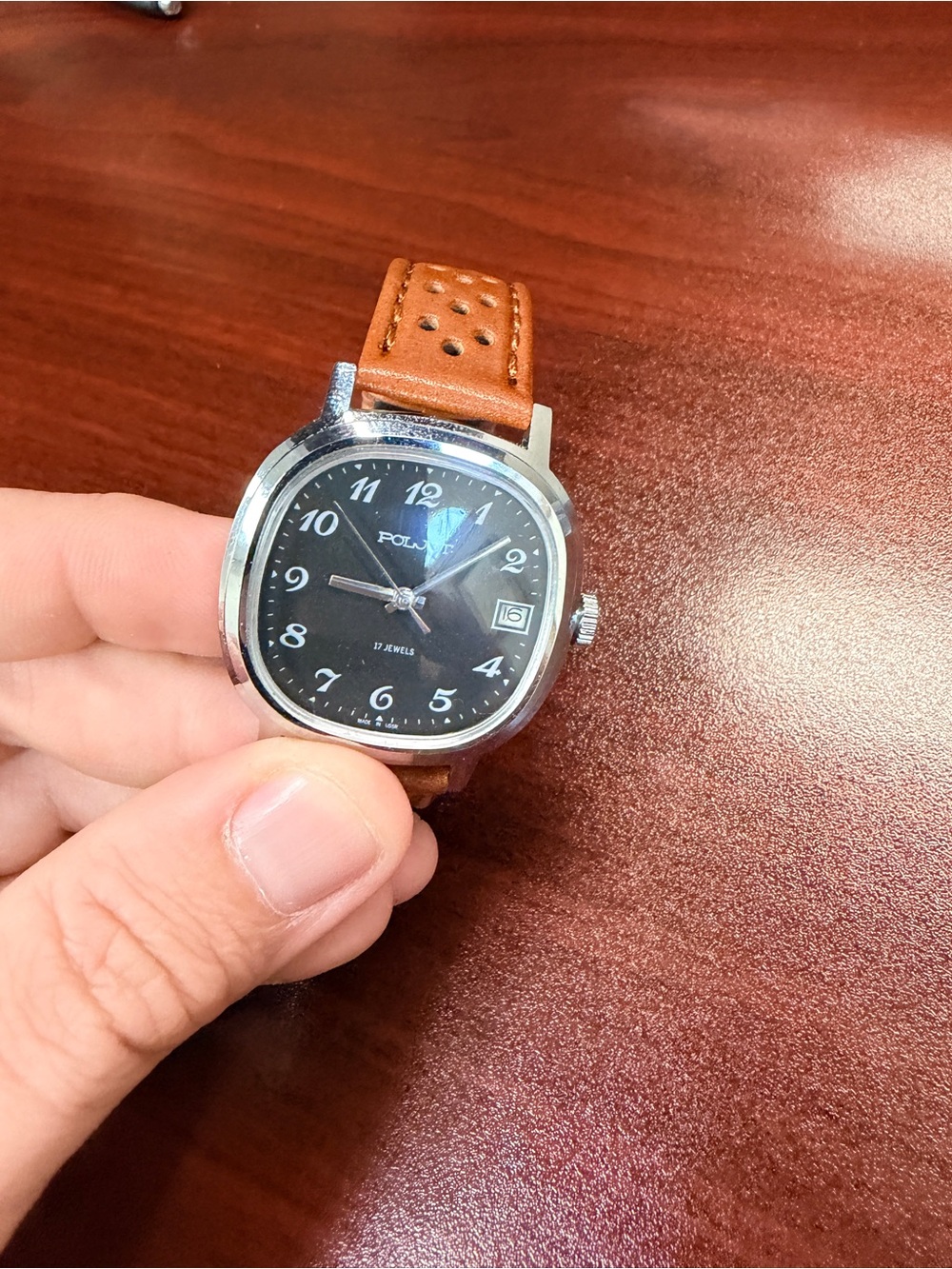 Poljot Mechanical Watch - Square Case